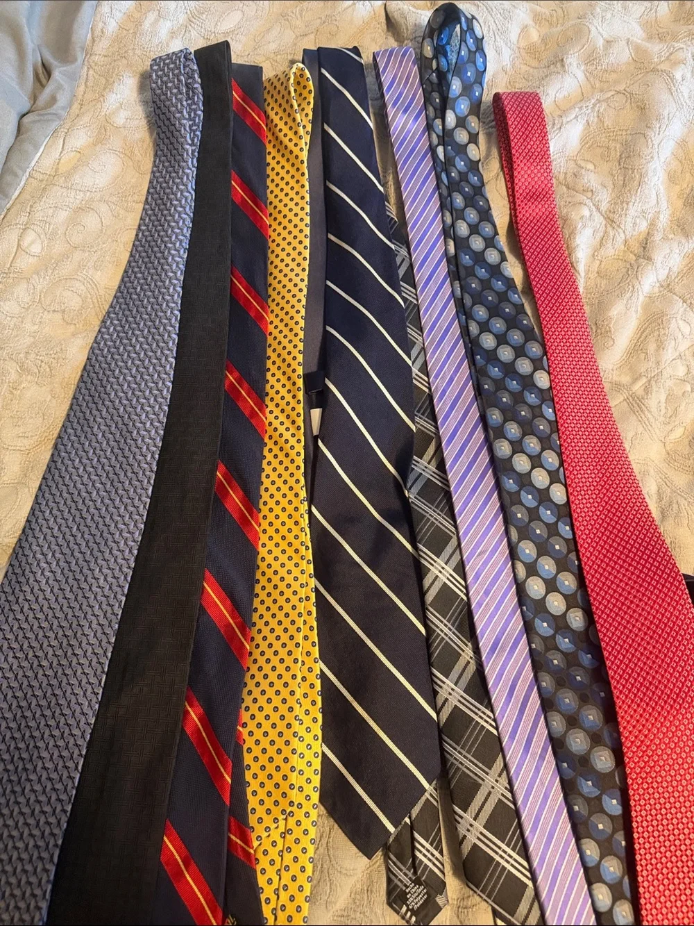 Men's Multi-Color Neckties - Pack of Classic Patterned Ties